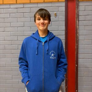 Branded hoodie full zip